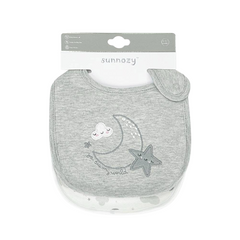 2PC Star & Moon Bib Set