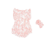 2PC Pink Floral Bodysuit