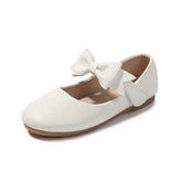 White Bow Pumps