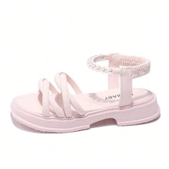 Baby Girl Soft pink Pearl Sandal