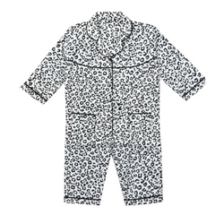 Black Bliss Print Full Sleeves Cotton Night Suit