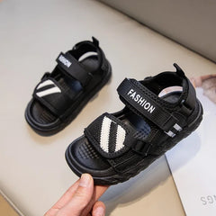 Black Strap Sandal