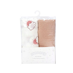 2PK Muslin Wraps