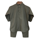 Olive Green Kurta Shalwar Set