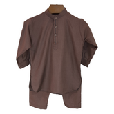 Chocolate Brown Kurta Shalwar Set