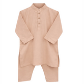 Peach Kurta Shalwar Set