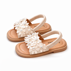 Baby Girl Off White Flip Flop Sandal