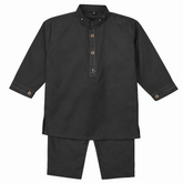 Baby Boy Green Boski Kurta Trouser Set