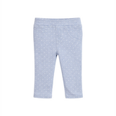 Baby Girls Light Blue Polka Dot Jeggings – Stretch Comfort Fit