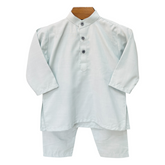 Light Blue Kurta Shalwar Set