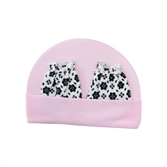 Baby Round Cap & Mittens