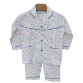 Flower Print Cotton Night Suit