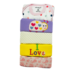 3-6 Month 5PC BodySuit Sets