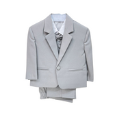 5PC Formal Pant Coat Grey