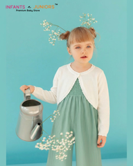 Baby Girl White Shrug