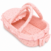Premium Baby Girl Pink Hand Carry with Hood & Handles