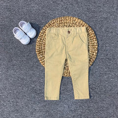 Beige Cotton Pant