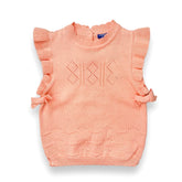 Sleeveless Sweater with Bow