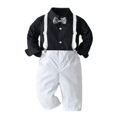 Boys Formal Suit Set Black