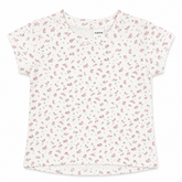 Baby Gir Summer T-Shirt - Tulip Flower
