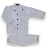 Blue Lining Cotton Night Suit