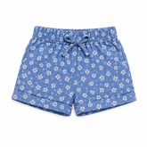 Baby Girl Floral Round Lastic Cotton Shorts