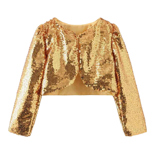 Golden Shimmer Shrug – Infants Juniors