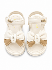 White Bow Sandal