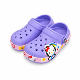 Purple Hello Kitty Crocs