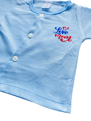 Love Mom Newborn Pajama Suit