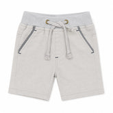 Baby Boy Round Lastic Short - Grey