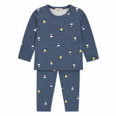 Baby Boy 2PC Blue Panda Suit