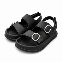 Baby Boy Black Strap Sandal