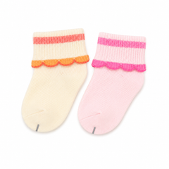 Infants Baby Girl 2PK Socks Set