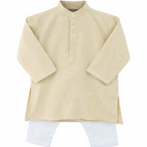 Khaki Kurta Shalwar Set