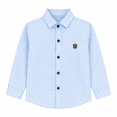 Blue Polka Dots Shirt