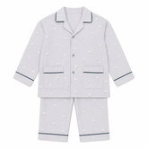 Grey Cotton Night Suit