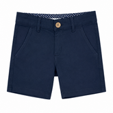 Baby Boy Cotton Short - Navy Blue