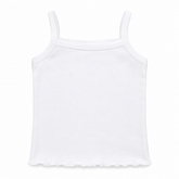 White Cami Top For Baby Girl
