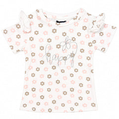 Baby Girl Summer T-Shirt - Floral Print