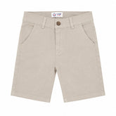 Baby Boy adjustable lastic Shorts - Khaki Grey