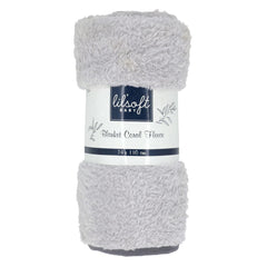 Baby Blanket Coral Fleece Grey