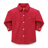 Full Sleeves Red Stripes Shirt