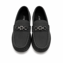 Baby Boy Black Loafers