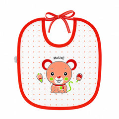 Infants Baby Plastic Bib - Orange