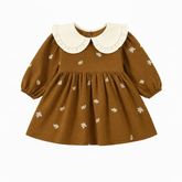 Baby Girl Brown Floral Frock
