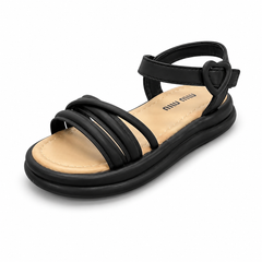 Black Strap Sandal