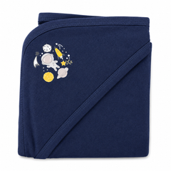 Infants Baby Boy Hooded Wrapping Sheet