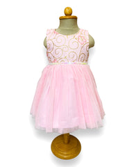 Golden Sequence Partywear Frock