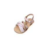 Smart Girl Strap Sequence Sandal Pink
